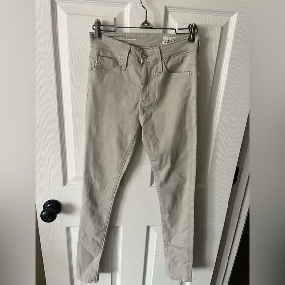 AG - The Farrah Skinny Ankle Adriano Goldschmied Women’s Gray Jeans Size 24R - Picture 2 of 6
